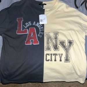 A half and half shirt from Forever 21, tags still on!